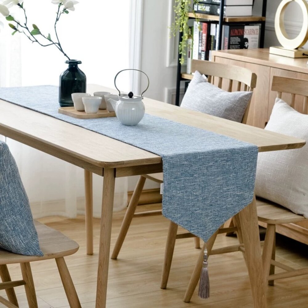 LIKE NEW Linen Table Runner